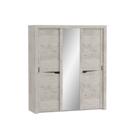 Соренто шкаф 3-х дверный с раздвижными дверями