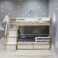 Eco bed 7 с лестницей 2-х ярусная кровать